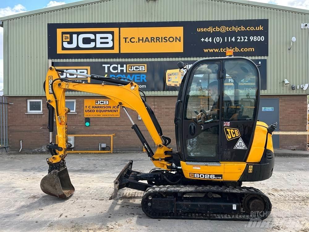 JCB 8026 CTS Mini rýpadlá < 7t