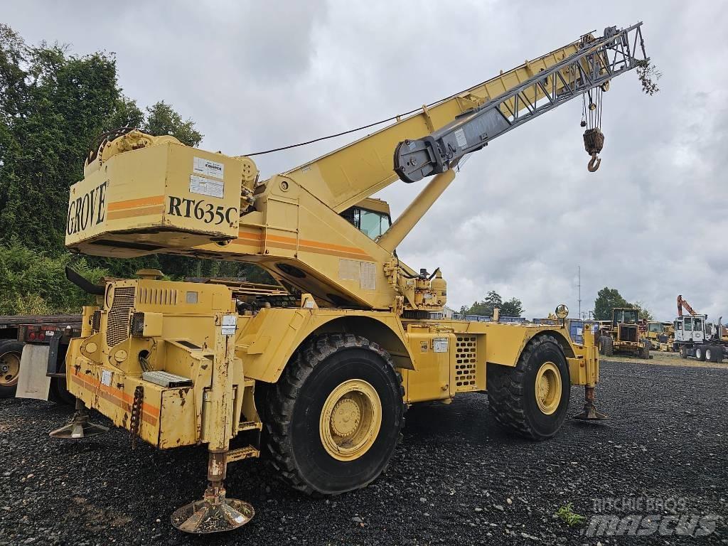 Grove RT 635 C Žeriavy pre ťažký terén
