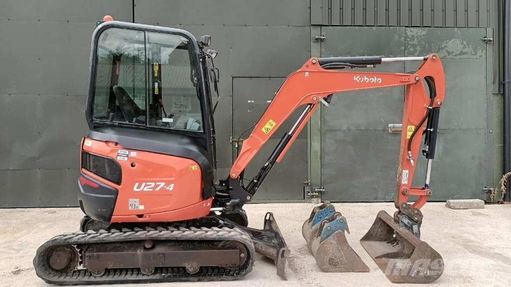 Kubota U 27-4 Mini rýpadlá < 7t