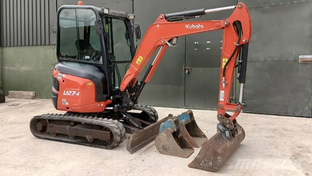 Kubota U 27-4 Mini rýpadlá < 7t