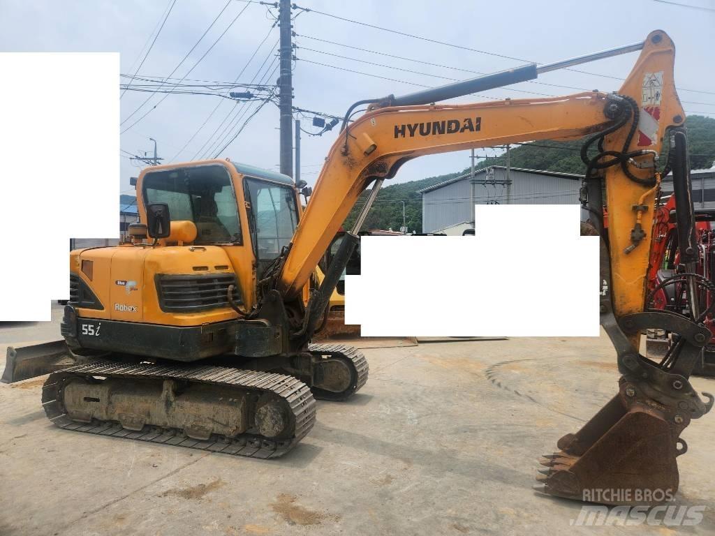 Hyundai Robex 55 Mini rýpadlá < 7t
