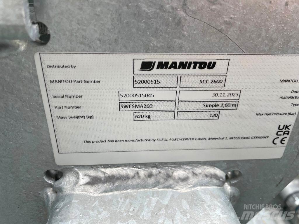 Manitou SCC 2600 Teleskopické manipulátory