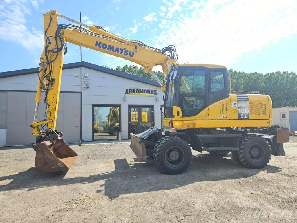Komatsu PW 160-7 Kolesové rýpadlá