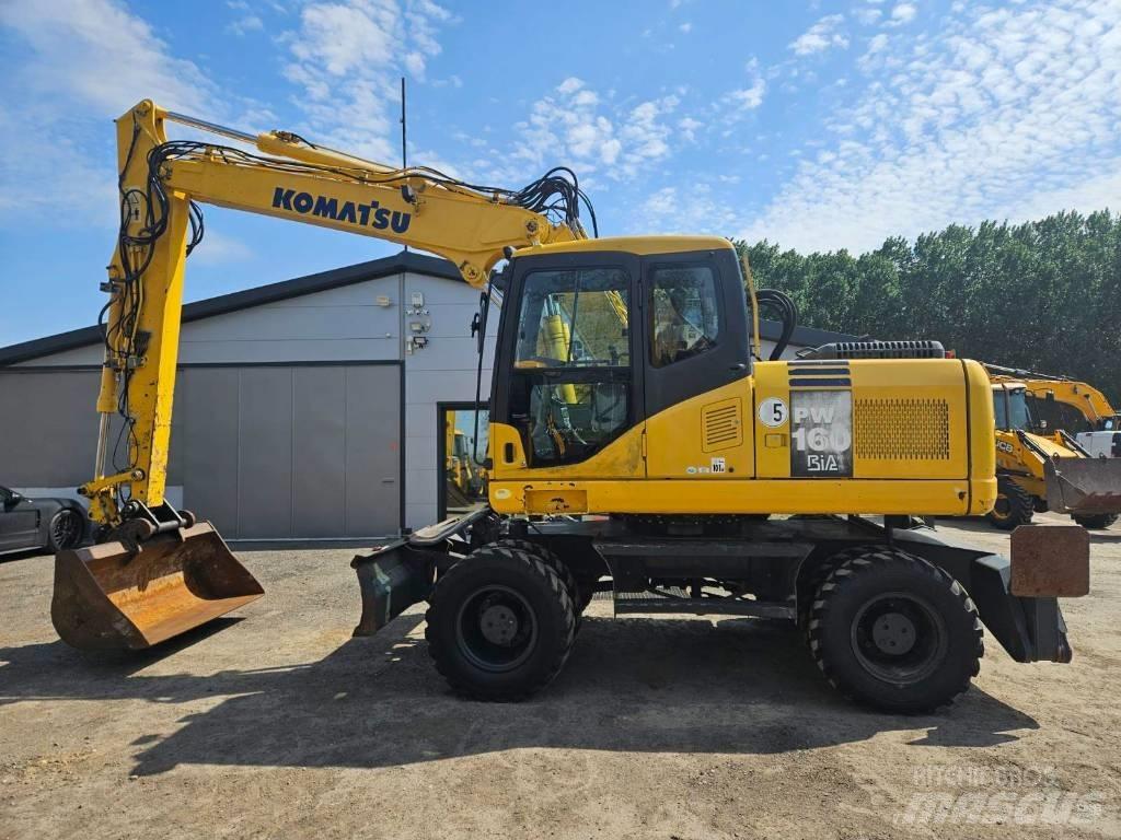 Komatsu PW 160-7 Kolesové rýpadlá