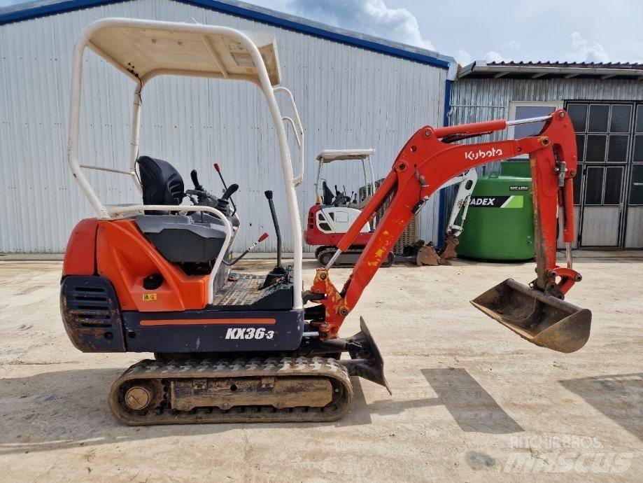 Kubota KX 36-3 Mini rýpadlá < 7t