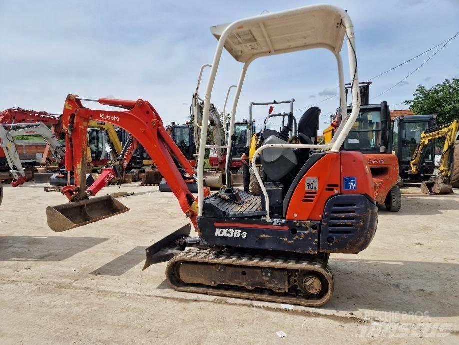 Kubota KX 36-3 Mini rýpadlá < 7t