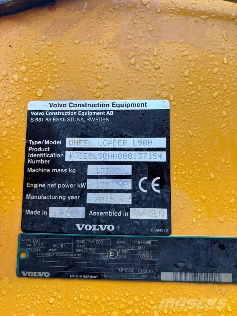 Volvo L 90 H Kolesové nakladače