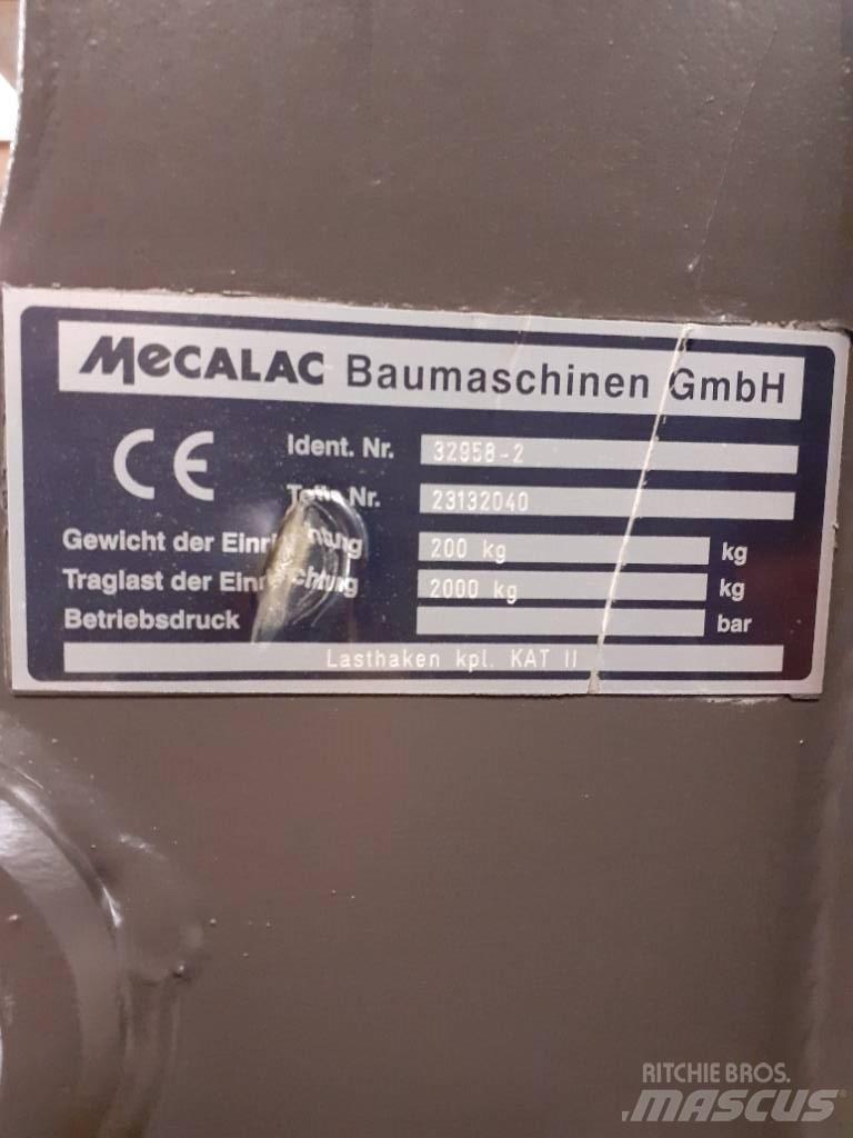 Mecalac Kranarm Ďalšie komponenty