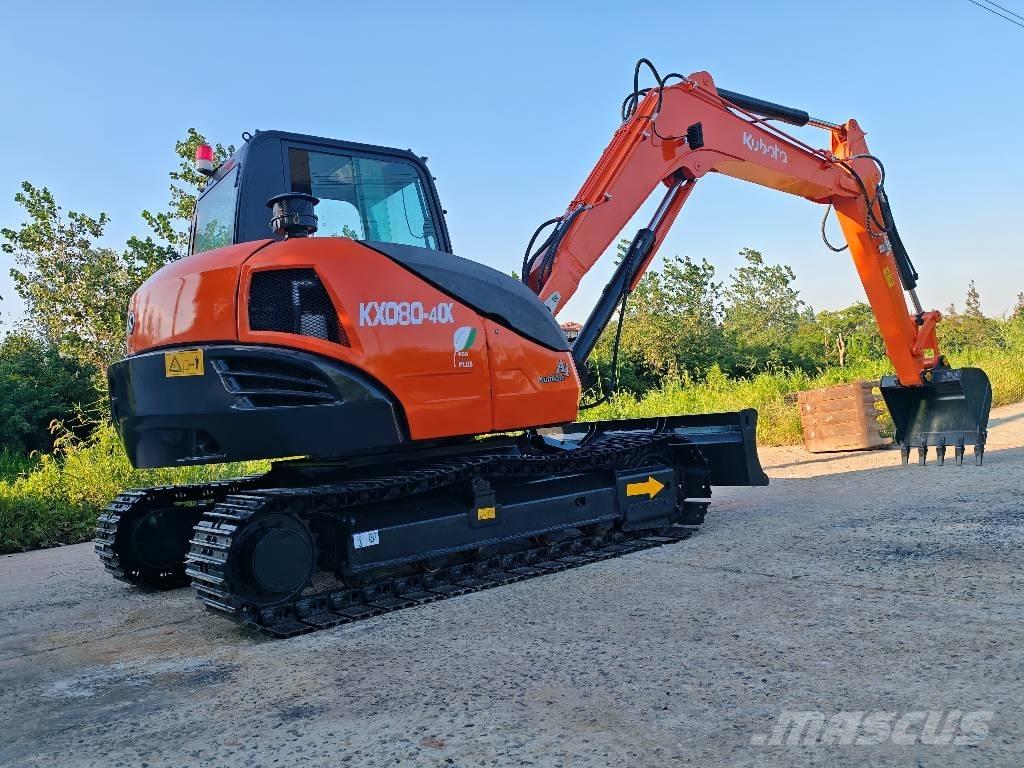 Kubota KX 080-4 CX Midi rýpadlá 7 t - 12 t