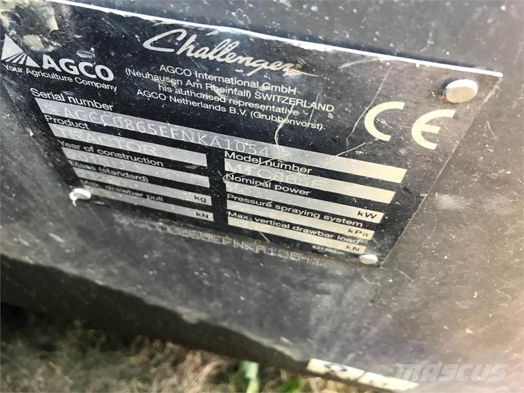 Challenger MT865E Pásové nakladače