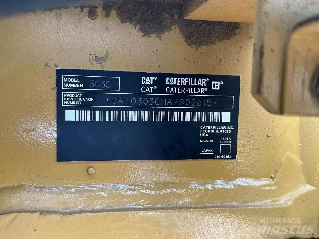 CAT 303 Pásové rýpadlá