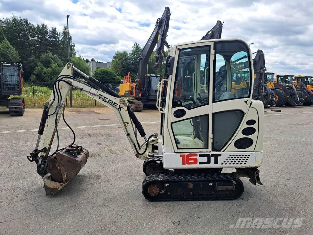 Terex TC16 Mini rýpadlá < 7t