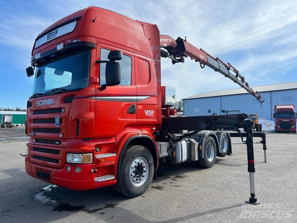 Scania R 580 Autožeriavy, hydraulické ruky