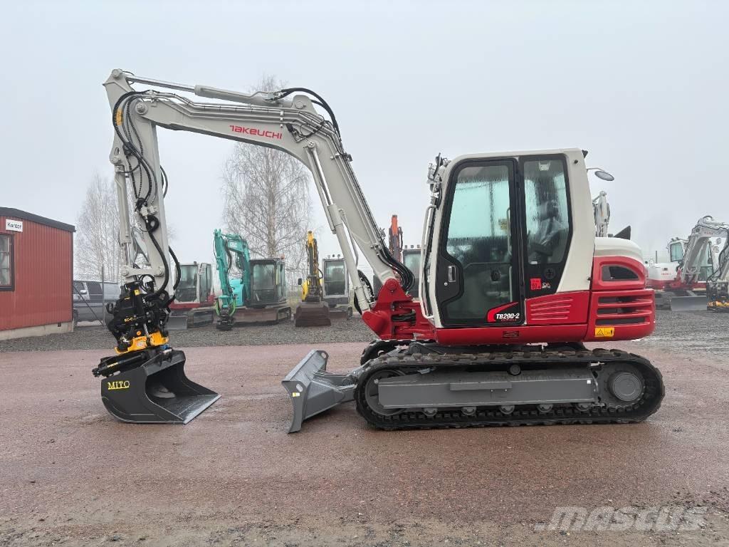 Takeuchi TB290 Midi rýpadlá 7 t - 12 t