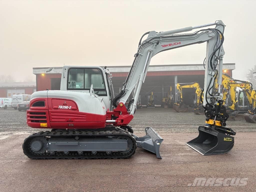 Takeuchi TB290 Midi rýpadlá 7 t - 12 t