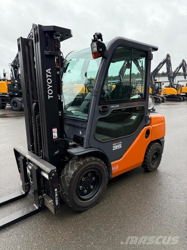 Toyota 02-8 FGJF 35 LPG vozíky