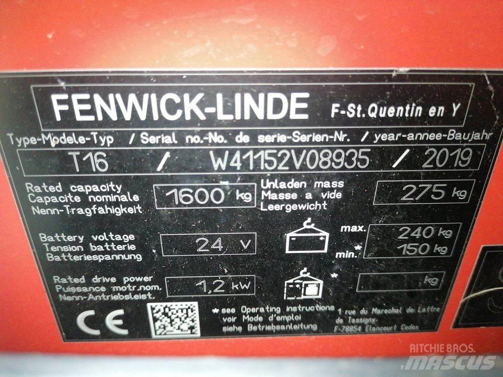 Linde T16L Nízkozdvižný vozík
