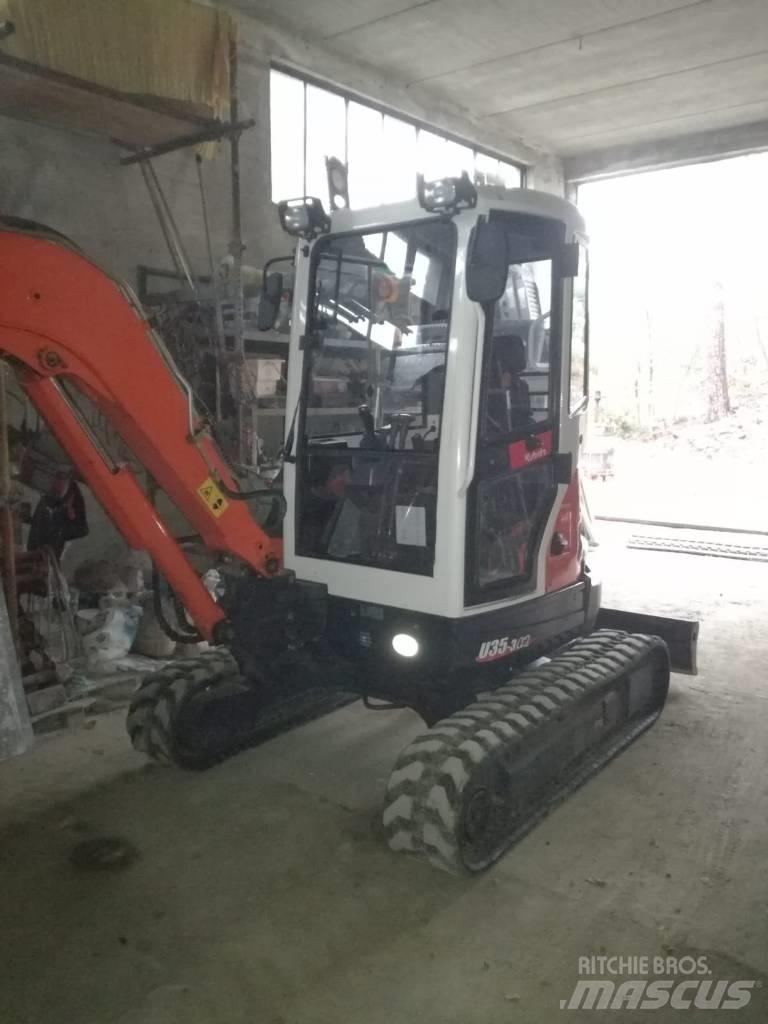 Kubota U 35 Mini rýpadlá < 7t