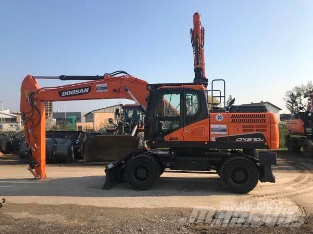 Doosan DX 210 W Kolesové rýpadlá