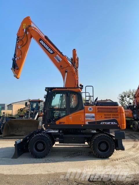 Doosan DX 210 W Kolesové rýpadlá