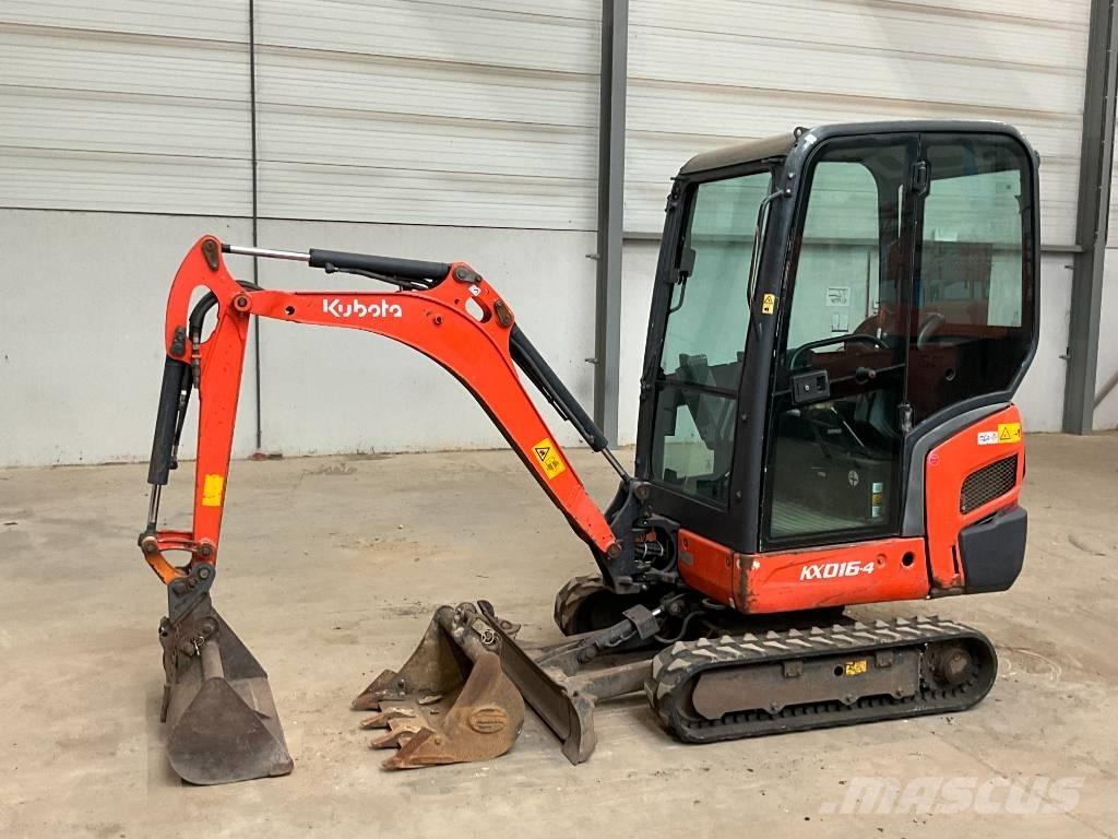 Kubota KX 016-4 Mini rýpadlá < 7t