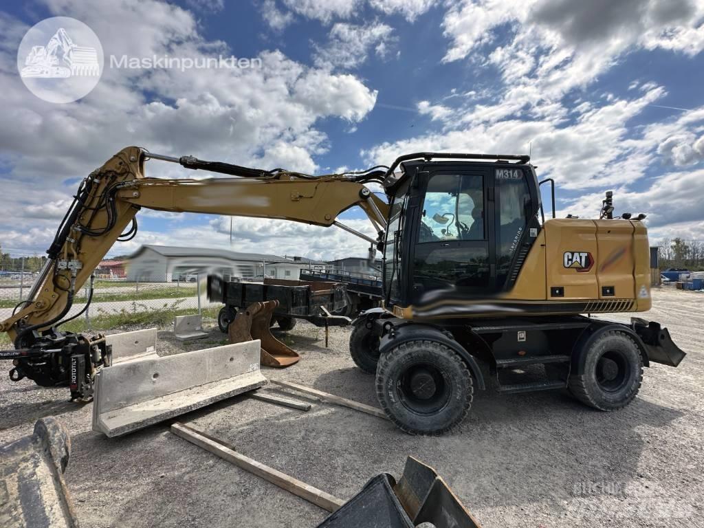 CAT M 314 Kolesové rýpadlá