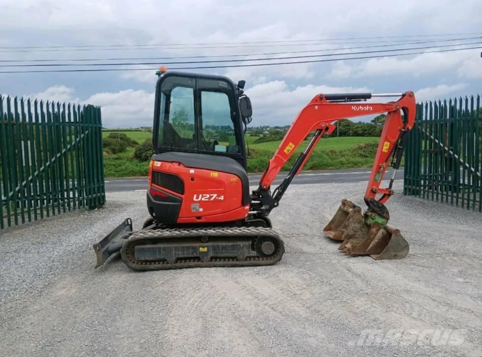 Kubota U 27-4 Mini rýpadlá < 7t