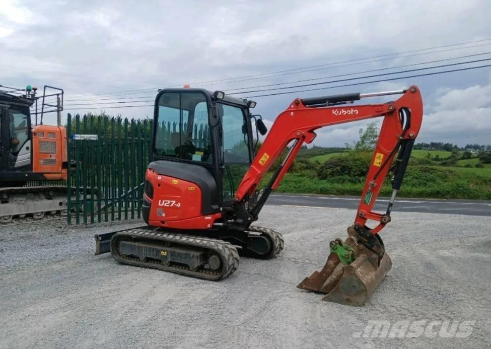 Kubota U 27-4 Mini rýpadlá < 7t