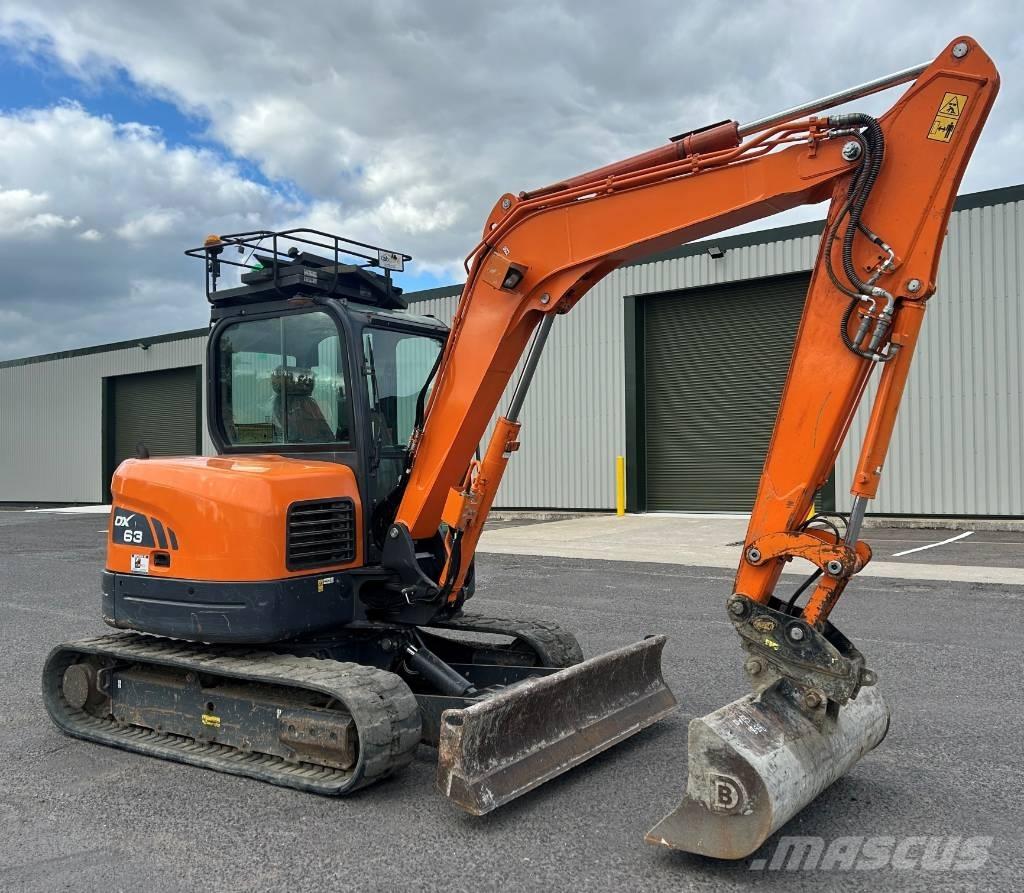 Doosan DX63-3 Pásové rýpadlá