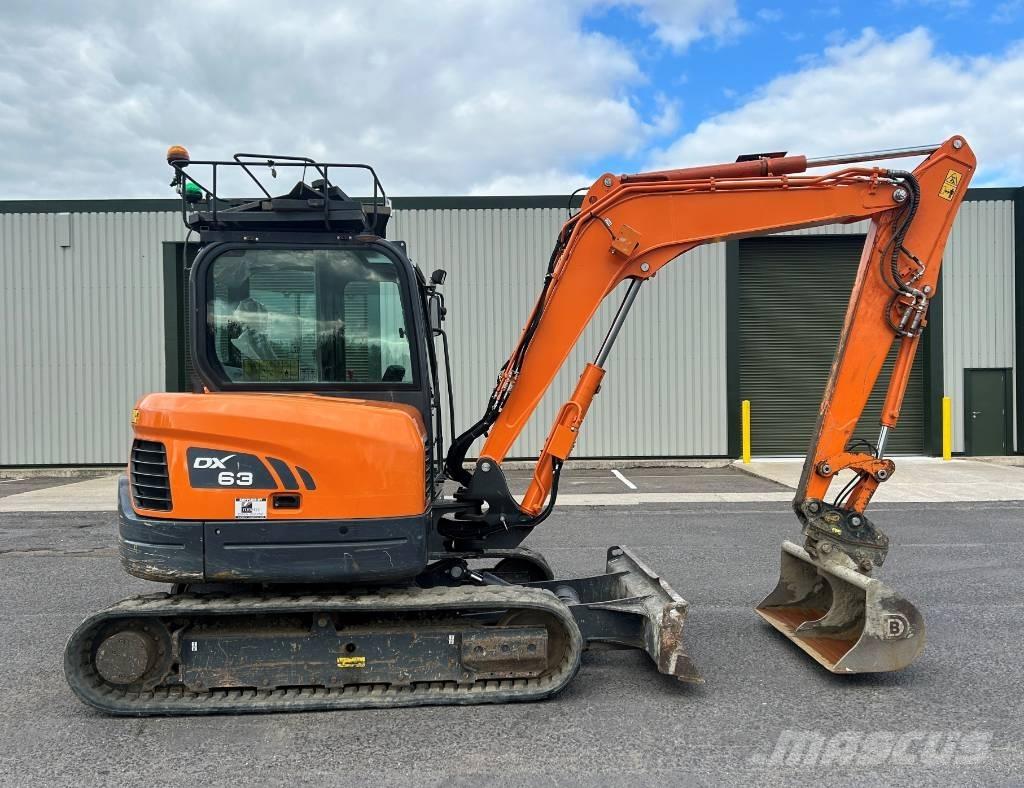Doosan DX63-3 Pásové rýpadlá