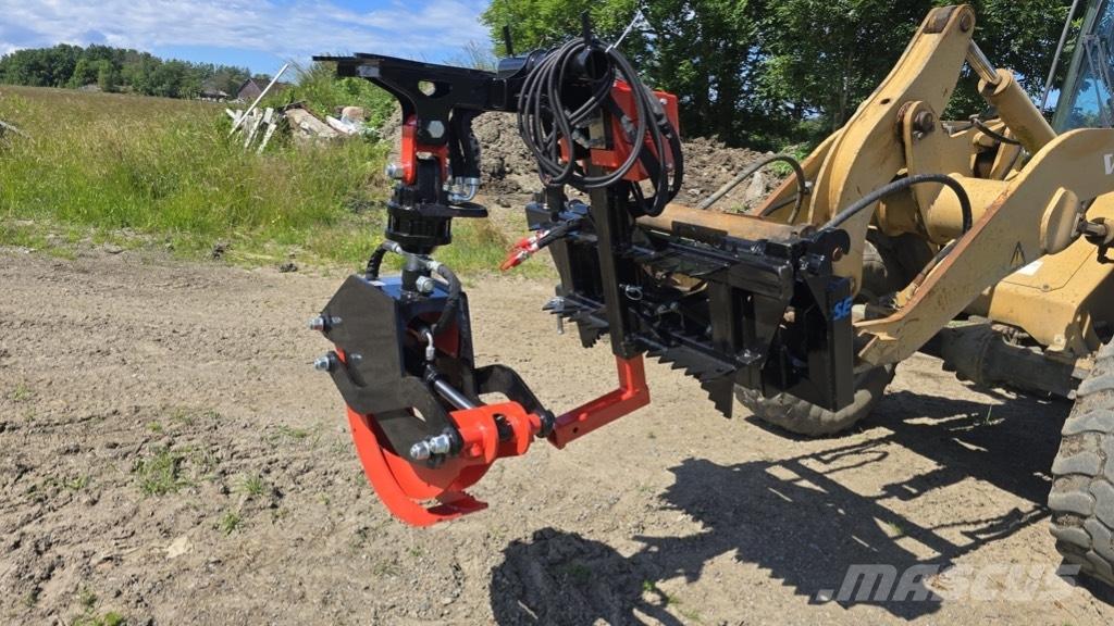  Grip med rotor Kolesové nakladače