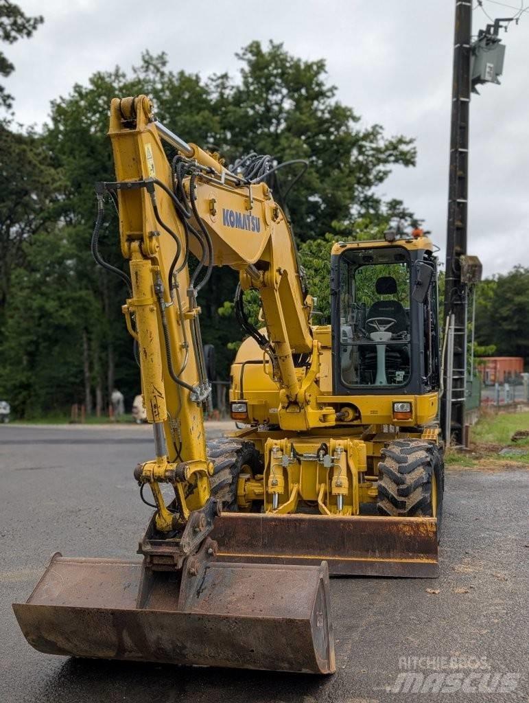Komatsu PW 98 MR-8 Kolesové rýpadlá
