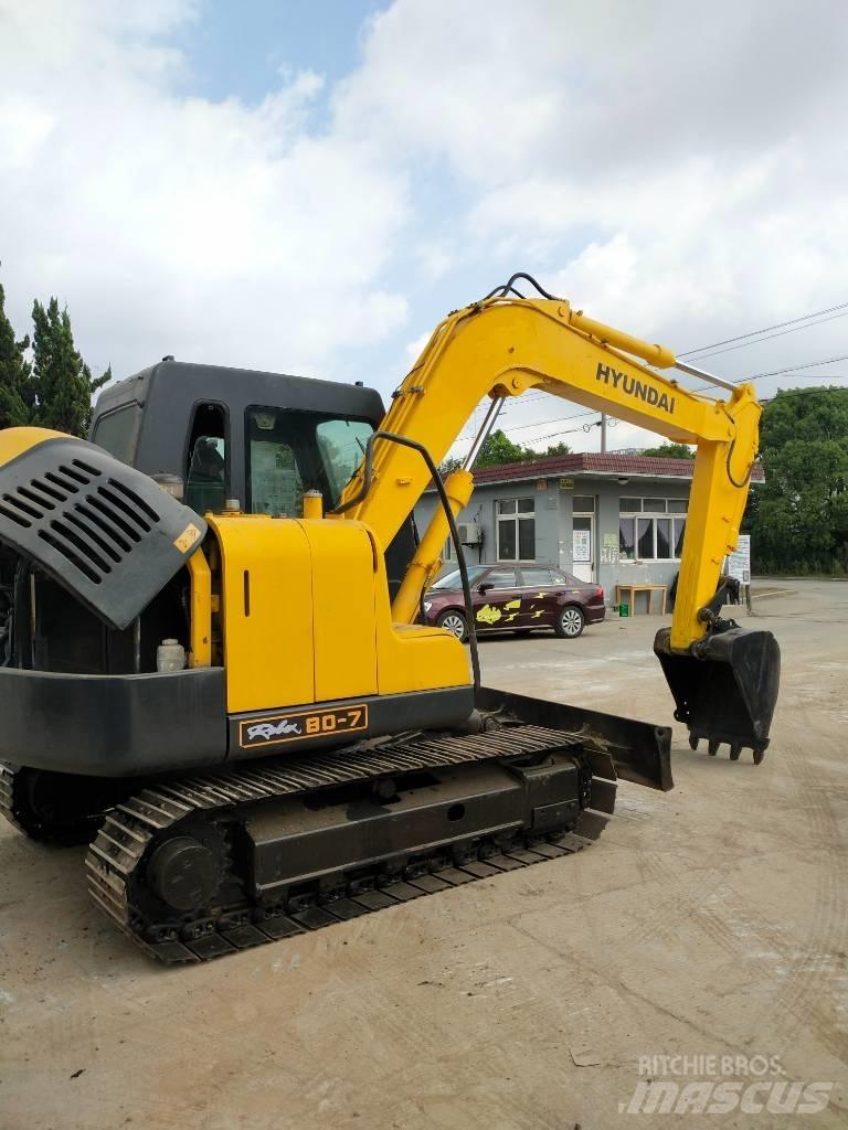 Hyundai 80-7 Pásové rýpadlá