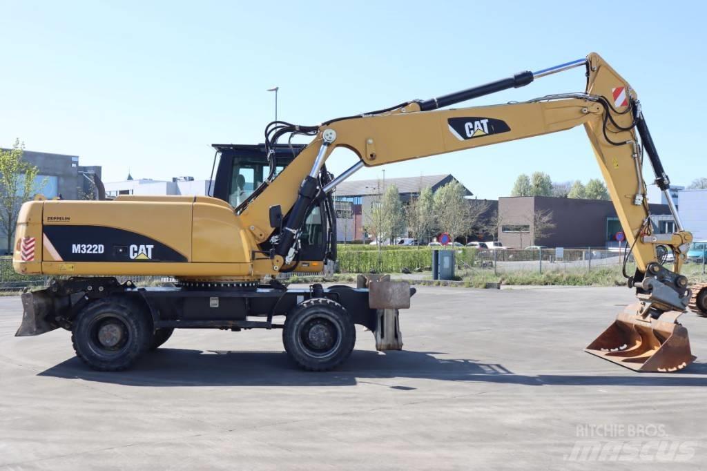 CAT M322D Kolesové rýpadlá