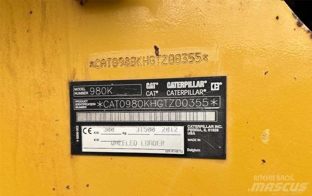 CAT 980 K Kolesové nakladače