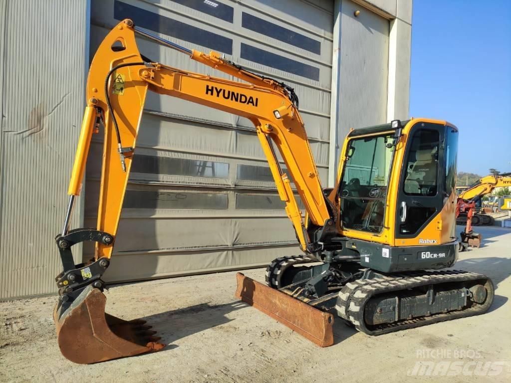 Hyundai R60CR-9A Mini rýpadlá < 7t