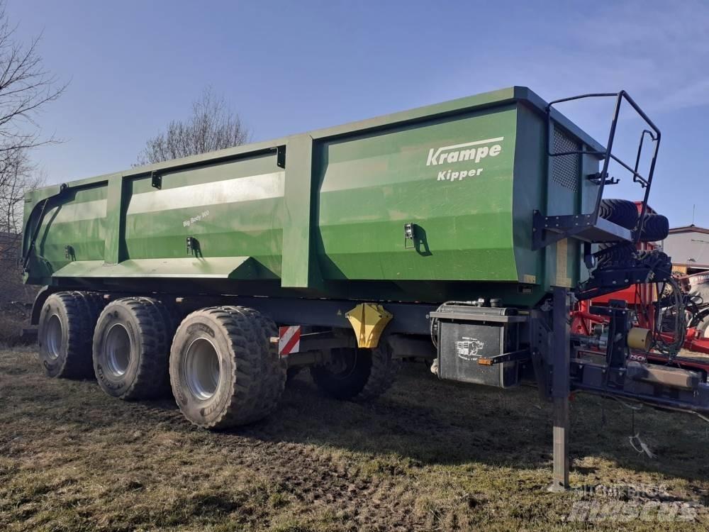 Krampe Big Body 900 Valníkové návesy/Návesy sa sklápacím bočnicami
