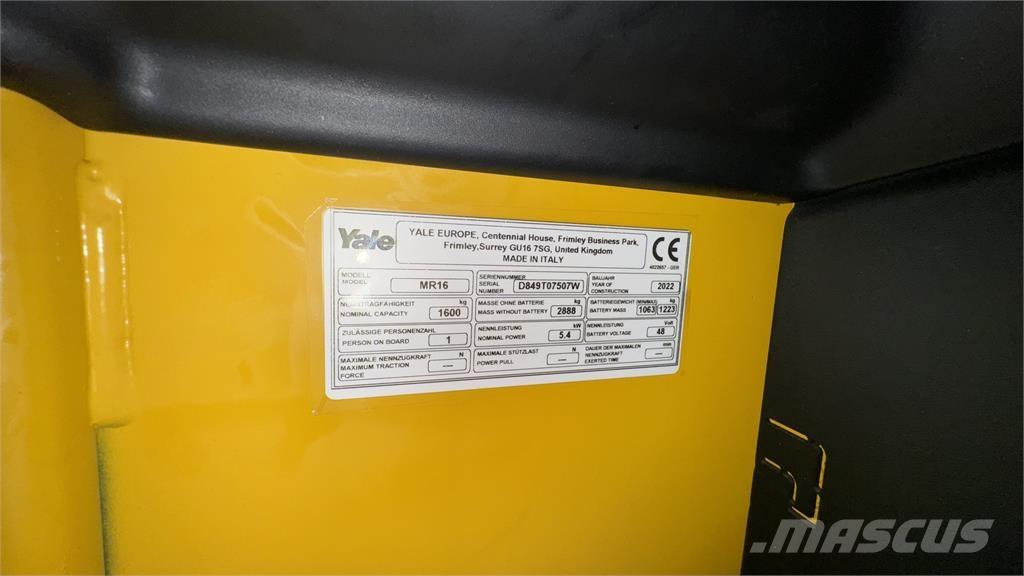 Yale MR16 Retraky