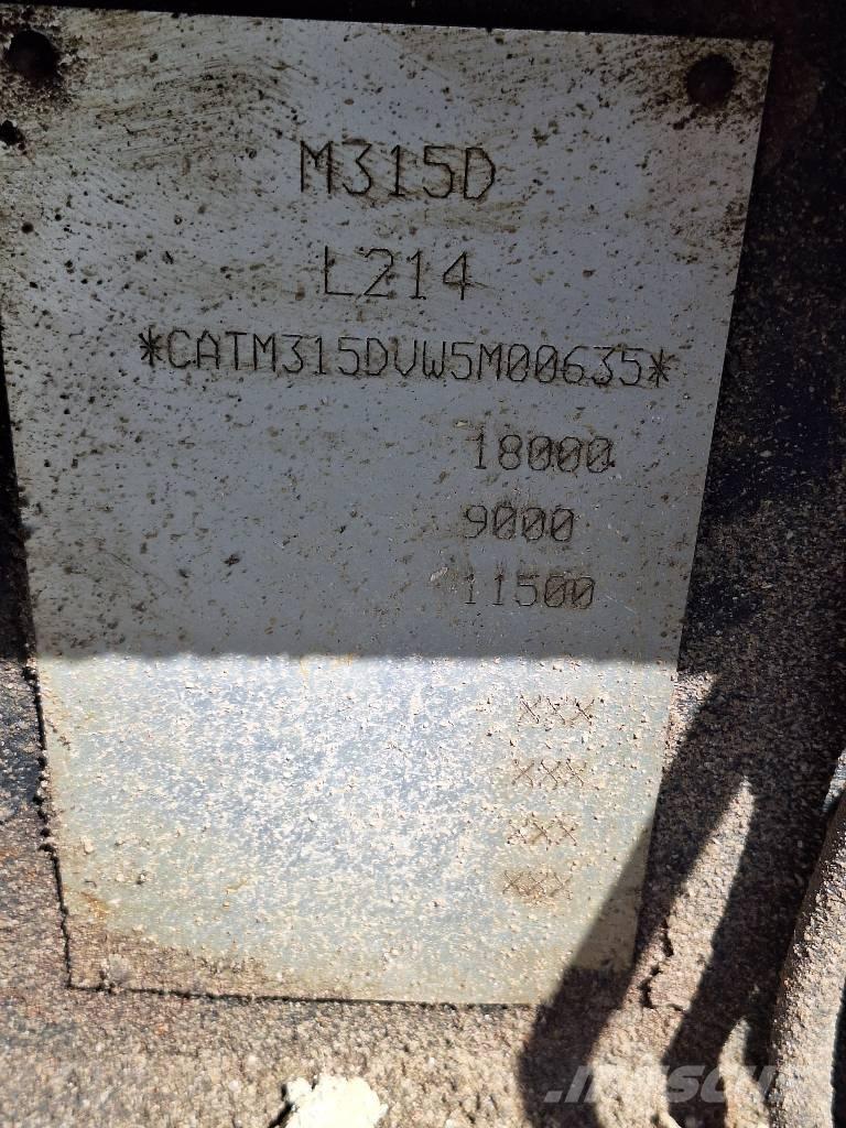 CAT M 315 D Kolesové rýpadlá