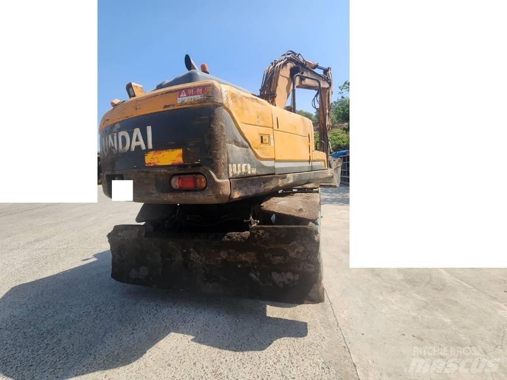 Hyundai Robex 140 W Kolesové rýpadlá