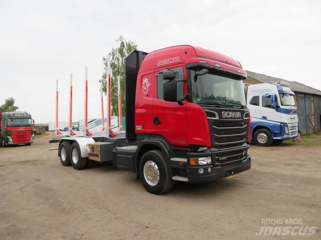 Scania R 520 Nákladné vozidlá na prepravu dreva