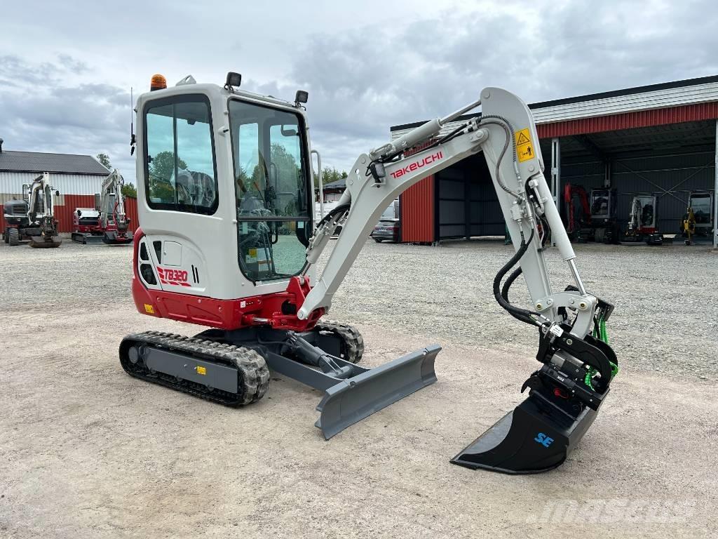 Takeuchi TB320 Mini rýpadlá < 7t