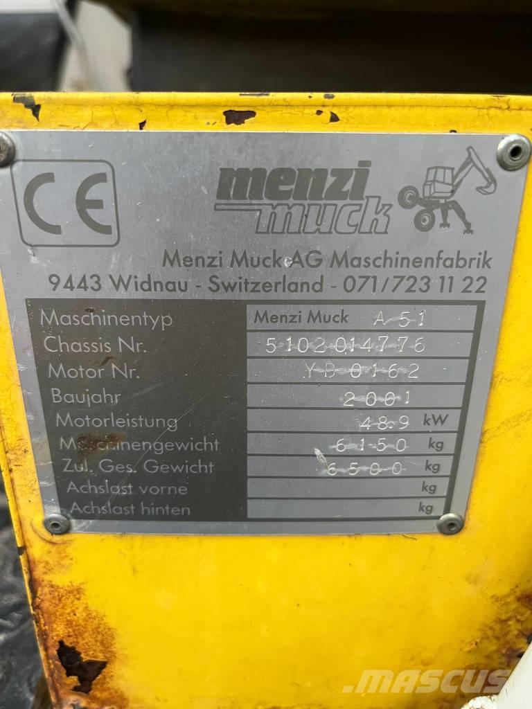 Menzi Muck A51 Špeciálne bagre