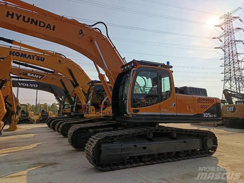 Hyundai 305 LC-9T Pásové rýpadlá