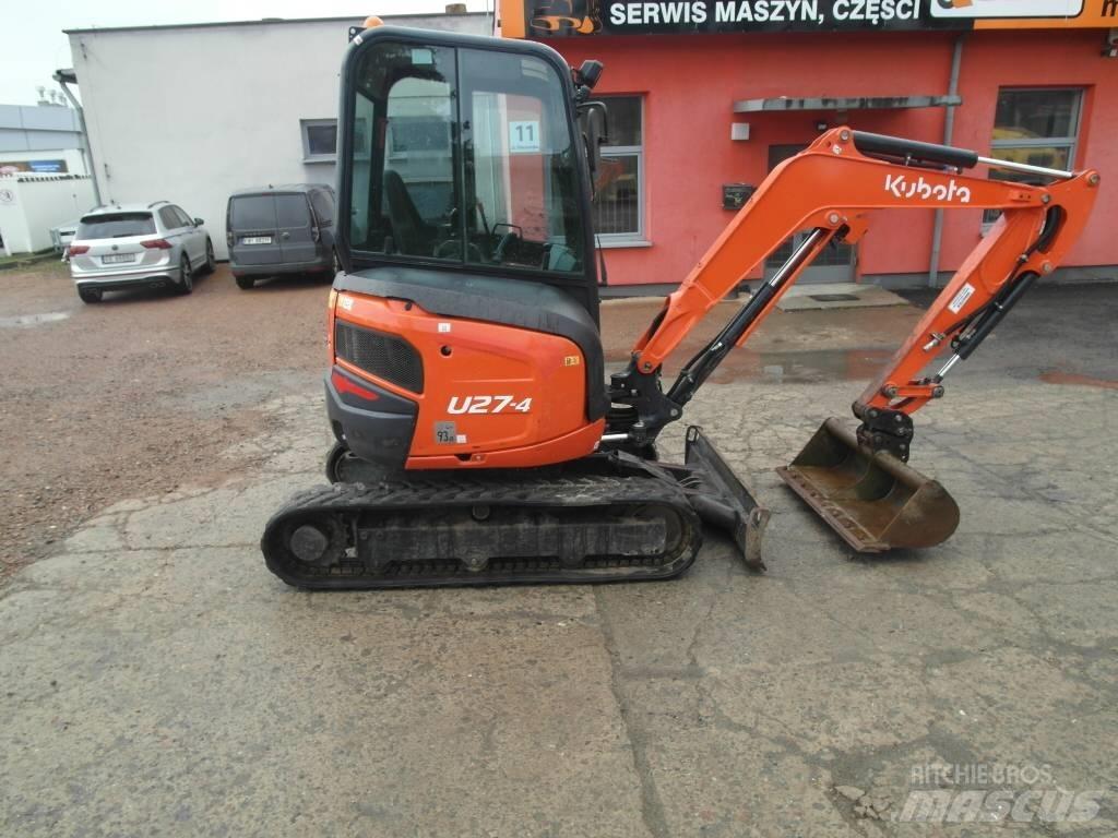 Kubota U 27-4 Mini rýpadlá < 7t