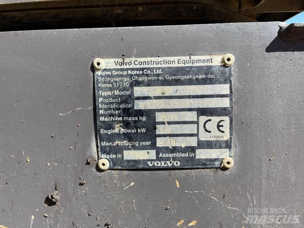 Volvo ECR 235 Pásové rýpadlá