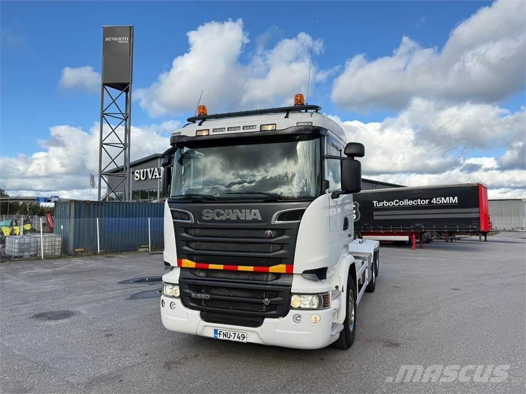 Scania R 520 6X2 Hákový nosič kontajnerov