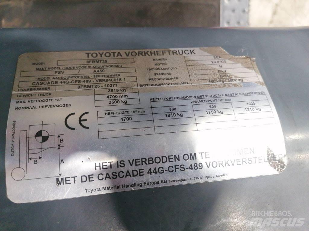Toyota 8FBMT25 Akumulátorové vozíky