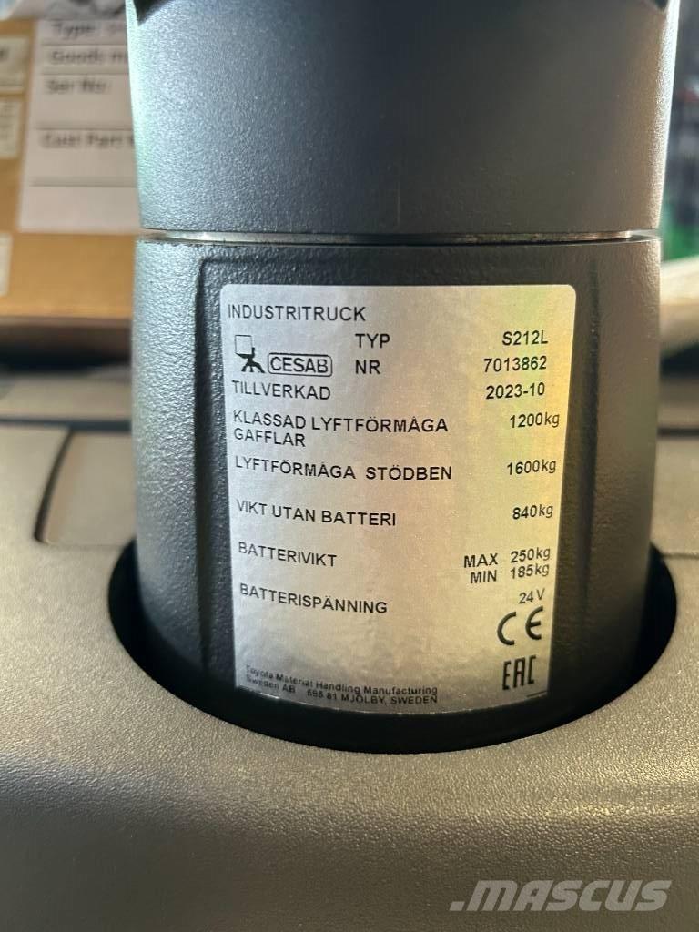 Cesab S 212 L Ručne vedené vysokozdvižné vozíky