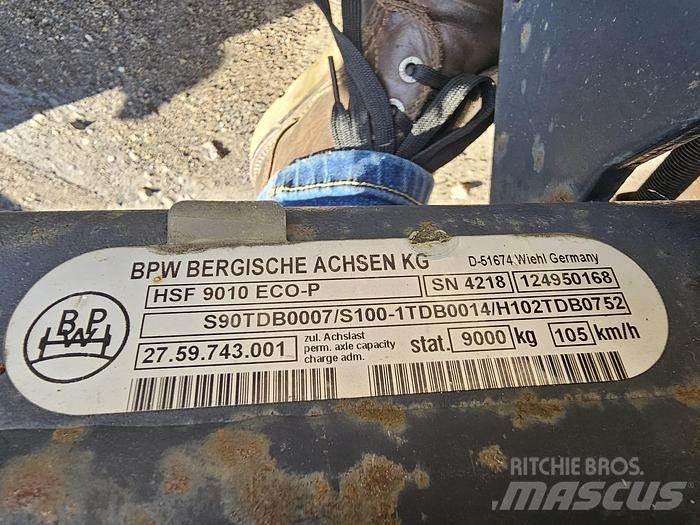 BPW HSF 9010 ECO P Nápravy